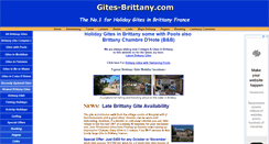 Desktop Screenshot of gites-brittany.com